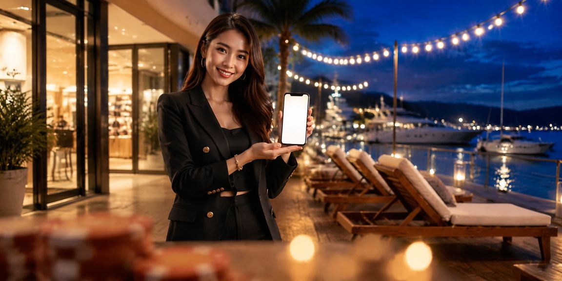 Pemain VIP Langkawi mengakses koleksi permainan popular melalui telefon pintar dengan antara muka yang responsif